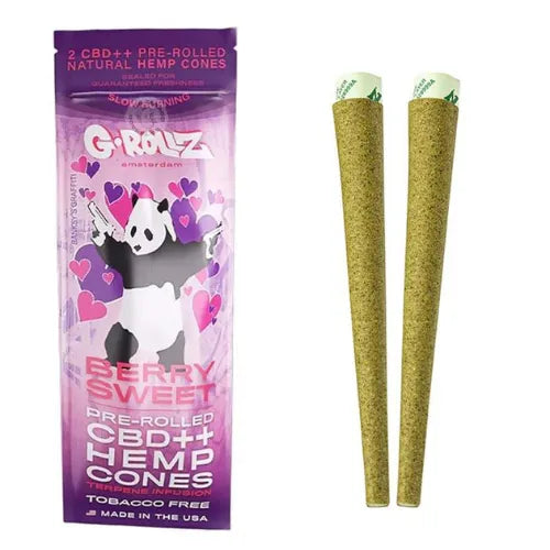 2 Blunt Cones G-Rollz Pré Enrolada Berry Sweet