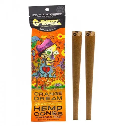 2 Blunt Cones G-Rollz Pré Enrolada Orange Dream
