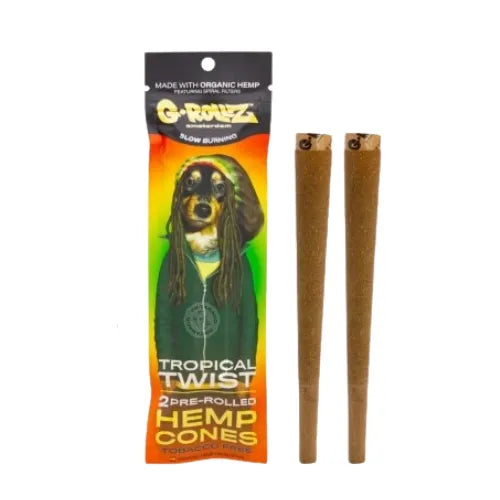 2 Blunt Cones G-Rollz Pré Enrolada Tropical Twist