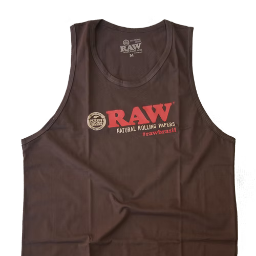 Camiseta Regata RAW Brazil Marrom